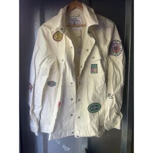 Limited Edition Thierry Lasry x Arizona Iced Tea Patch Jacket Cream Size L